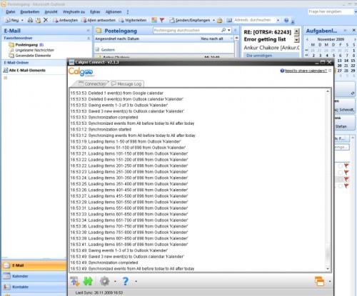 Microsoft Outlook Calgoo Connect Syncronisation