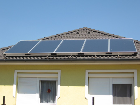 solaranlage am hausdach